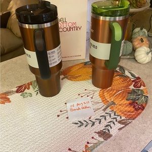 Stanley watermelon, moonshine, and Maple Glow both new with tags